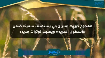 «هجوم جوي» إسرائيلي يستهدف سفينة ضمن «أسطول الحرية» ويسبب توترات جديدة